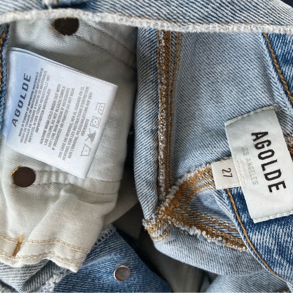 AGOLDE Criss Cross Straight in Dimension $218 Womens 27 Revolve - Picture 12 of 14